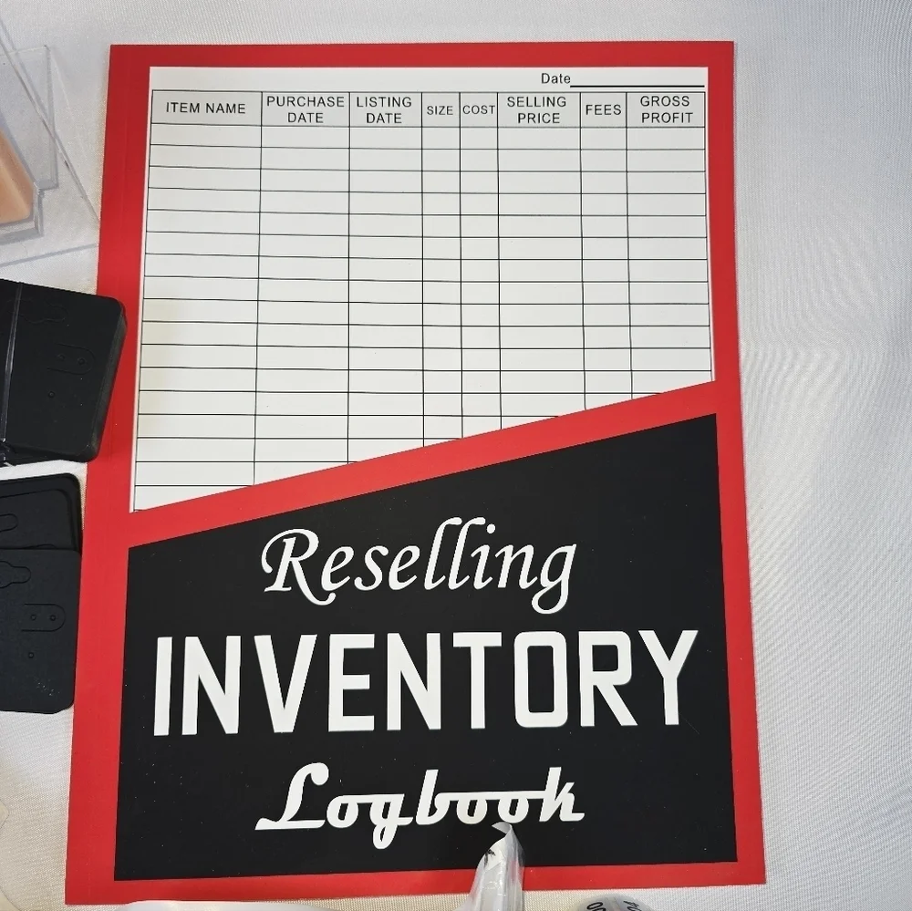 852pc Resellers Accessories Lot STICKERS,DISPLAYS, ITEM NUMBERS, LOG BOOK & MORE